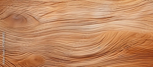 This close-up view showcases the intricate details and patterns of a wood grained surface. The texture of the wood is highlighted, revealing the natural beauty and unique characteristics of the