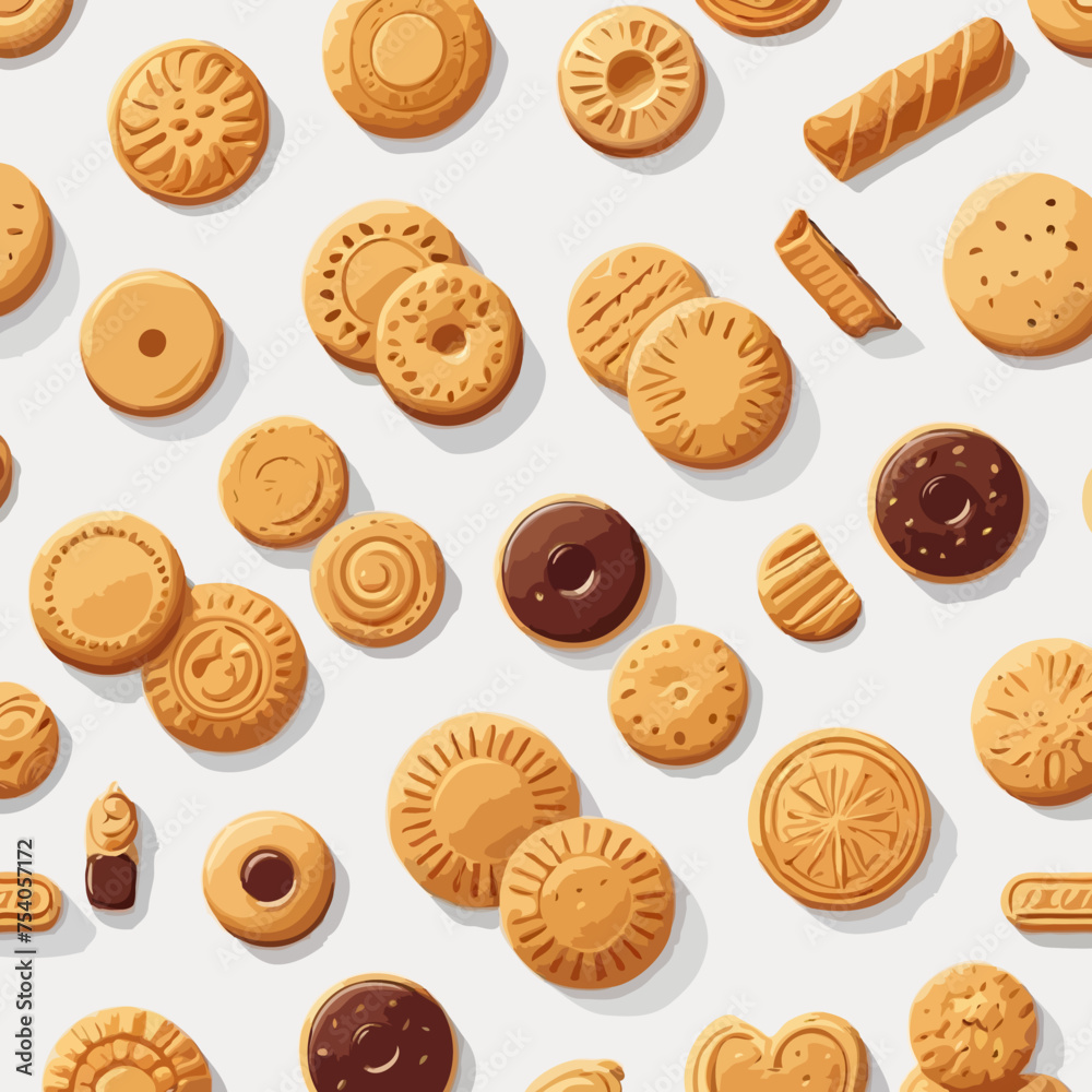 cookies on a white background cookies on a white background