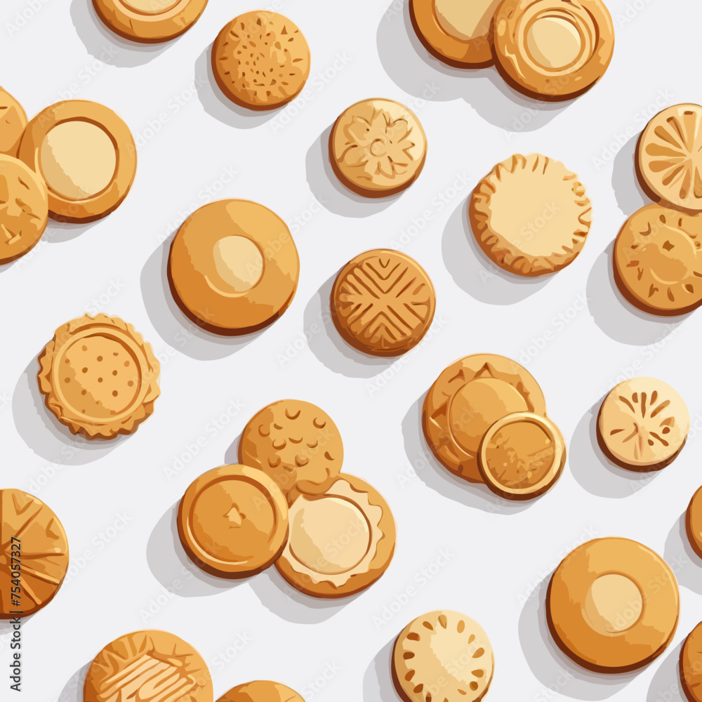 cookies on a white background cookies on a white background