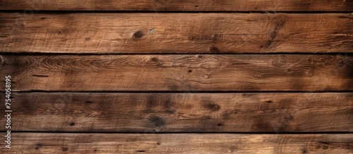 This close-up view showcases a detailed wooden plank wall commonly used in construction work. The natural wood texture is prominently displayed, highlighting the sturdy and durable characteristics of