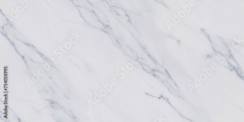 Panoramic white Carrera stone marble texture background. White and grey floor ceramic counter texture stone slab smooth tile background.