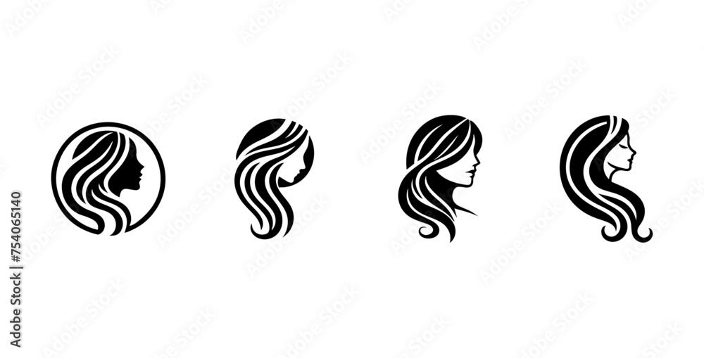Set of hair style women