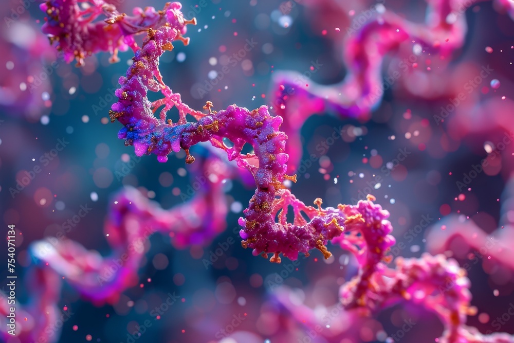 Molecules transcribing genetic information from DNA. Molecules transcribing genetic information from DNA.