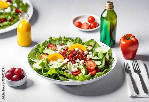 salad with vegetables