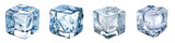 Ice cube Hyperrealistic Highly Detailed Isolated On Transparent Background Png File