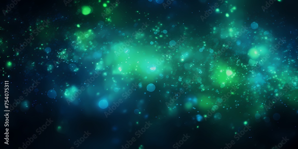 Vibrant green and blue lights dancing on a dark color gradient background, with a grainy black backdrop adding texture and depth. Vibrant green and blue lights dancing on a dark color gradient background, with a grainy black backdrop adding texture and depth.