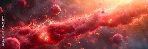 Blood Clot Illustration,
Red blood cells Scientific medical or microbiological background
