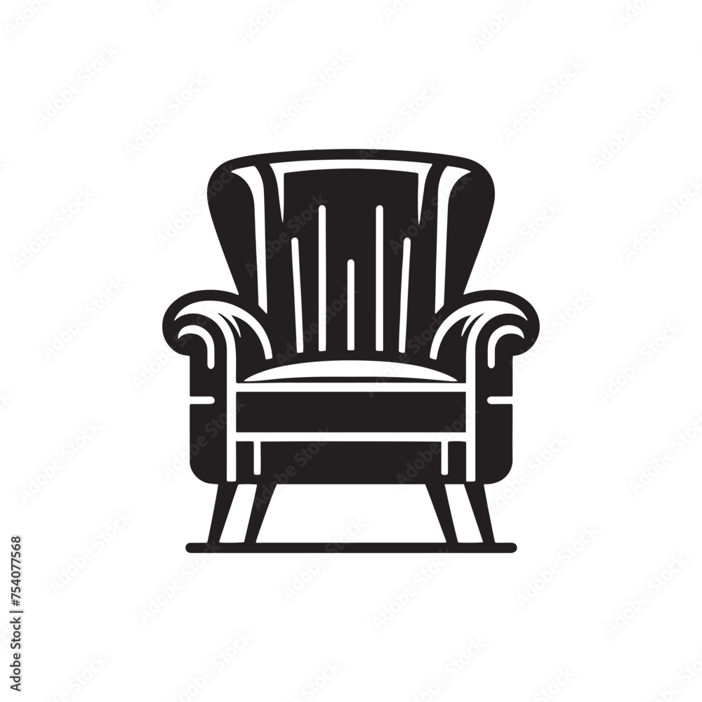 Enchanting Arm Chair Silhouette Compilation - A Visual Tale of Plush Comfort with Arm Chair Illustration - Furniture Black Vector
Enchanting Arm Chair Silhouette Compilation - A Visual Tale of Plush Comfort with Arm Chair Illustration - Furniture Black Vector