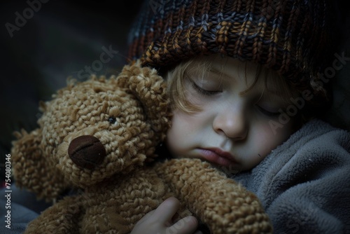 portrait of sad abandoned lonely child © Наталья Добровольска