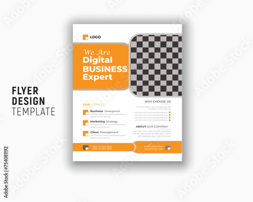 Modern creative business flyer template