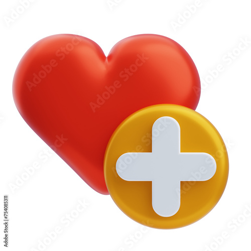 3D Favorite Top-Pick and Preferred. 3d illustration, 3d element, 3d rendering. 3d visualization isolated on a transparent background