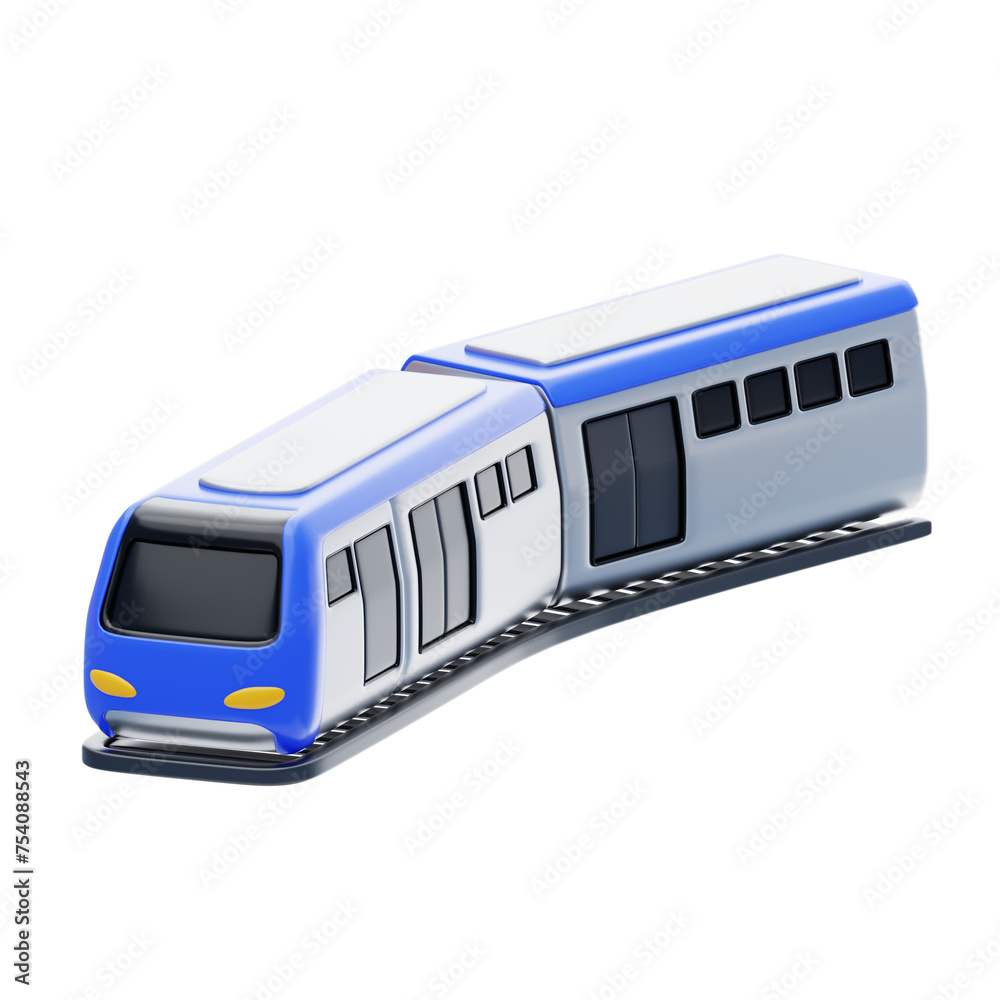 3D Metro Train Model Urban Mass Transit. 3d illustration, 3d element, 3d rendering. 3d visualization isolated on a transparent background 3D Metro Train Model Urban Mass Transit. 3d illustration, 3d element, 3d rendering. 3d visualization isolated on a transparent background