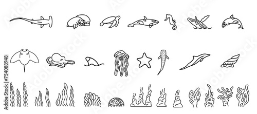 sea animal icons
