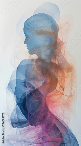 Abstract ombre color background . Vertical background 