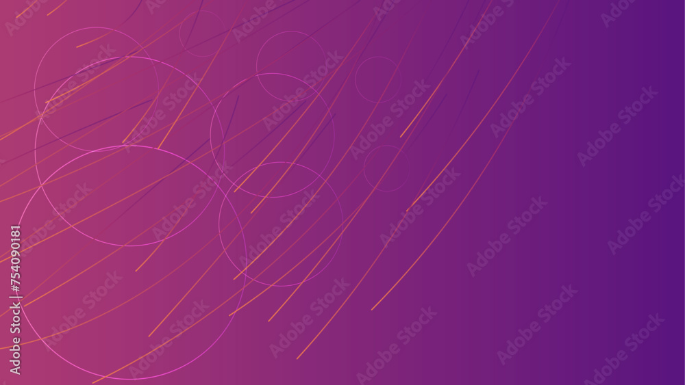 Abstract light purple color, Minimal geometric. Dynamic shapes, composition, geometric strips lines and circle background, wallpaper with free spaces