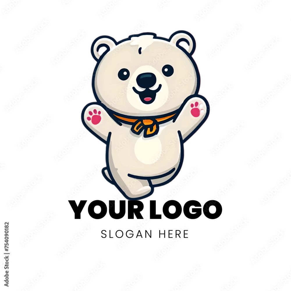 cute polar bear cute polar bear