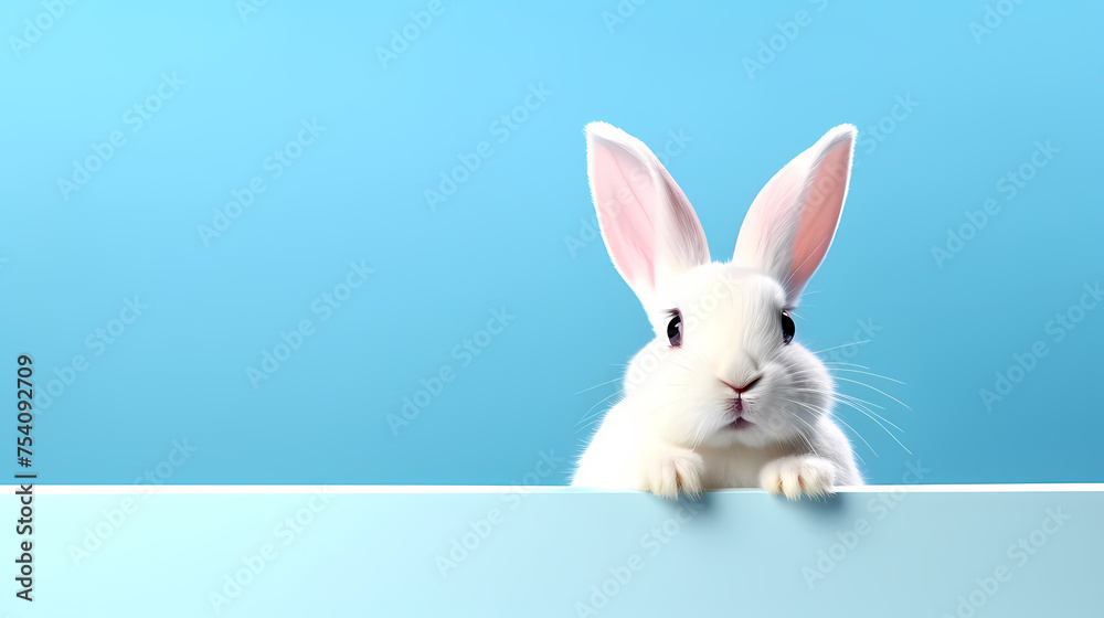 Cute bunny, easter background Cute bunny, easter background