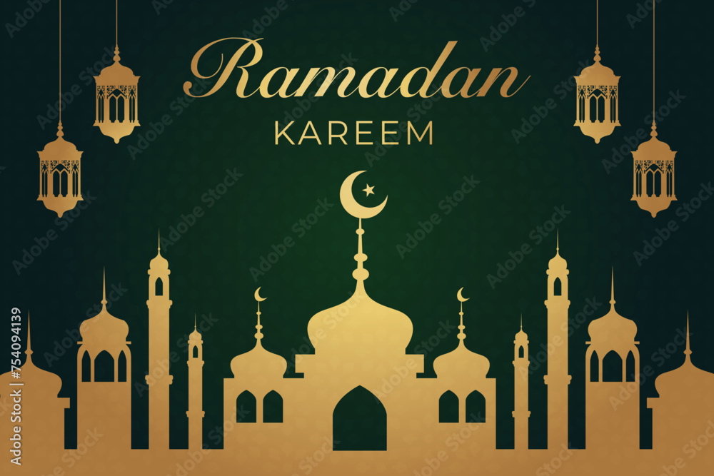 Vector file, elegant luxury Ramadan, Eid al-Fitr, Islamic background decorative greeting card Vector file, elegant luxury Ramadan, Eid al-Fitr, Islamic background decorative greeting card