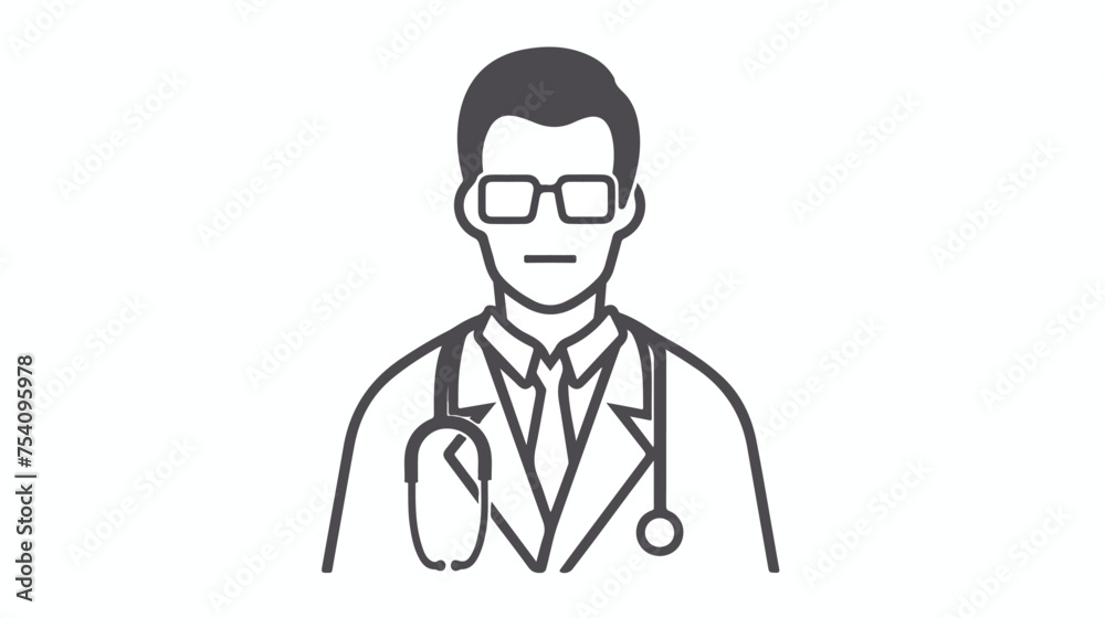 Doctor Icon vector illustration 