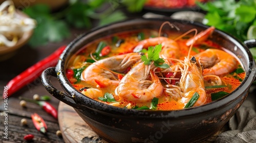 Tom Yum Kung is one of the most popular dishes around the world,