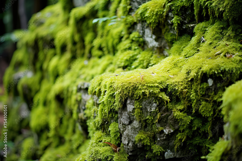 moss covered rocks. moss covered rocks.