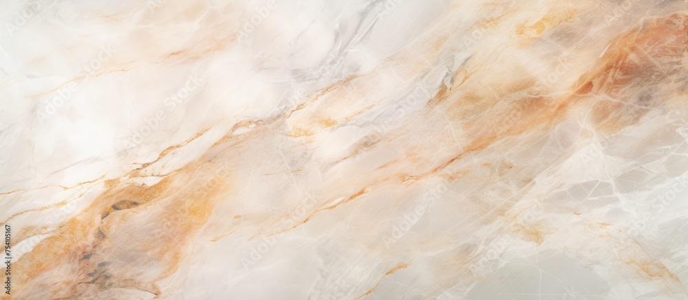 This close-up view showcases the intricate patterns and luxurious texture of a marble surface, featuring natural swirls and veins that create a visually striking backdrop.