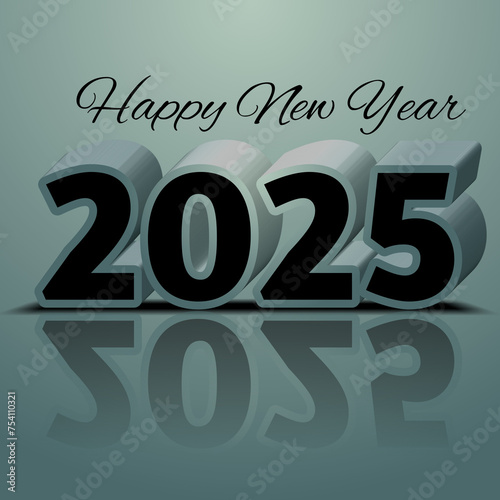 Happy New Year 2025 caid  photo