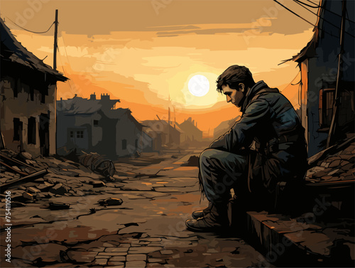 A soldier returning from war faces emotional setbacks