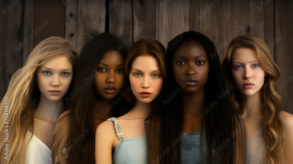 different ethnicity girls