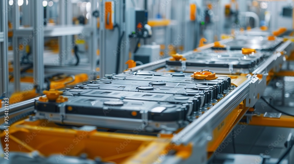 Advanced assembly line of electric vehicle battery cells