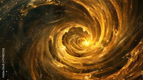 a golden swirl background