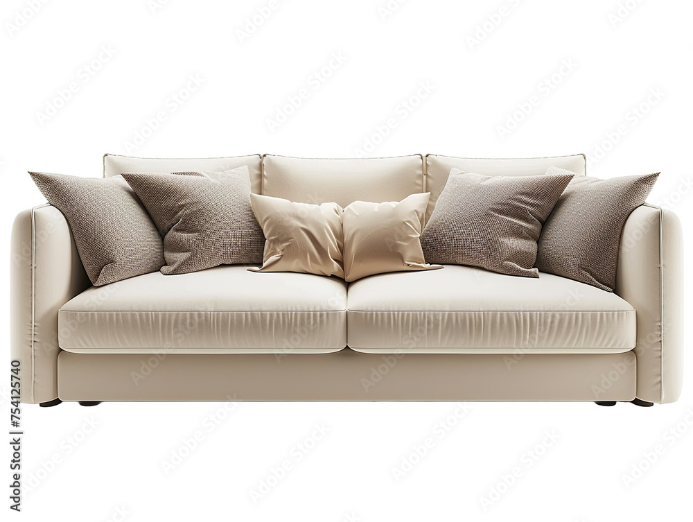 Fototapeta premium sofa isolated on transparent background