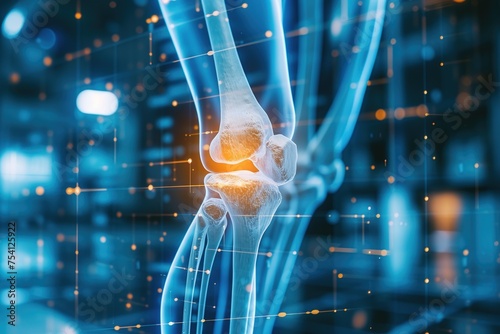 Diagnoses knee arthritis from technology x-ray medical orthopedic