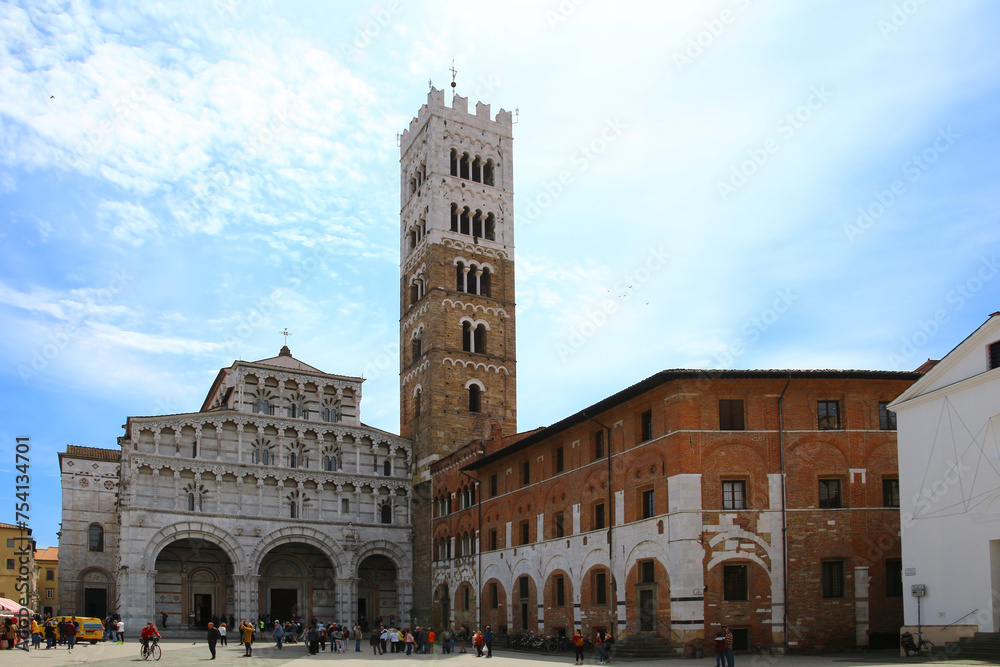 The Cathedral of San Martino is the cathedral of the Archdiocese of Lucca in Lucca-The church building dates from the end of the 12th century