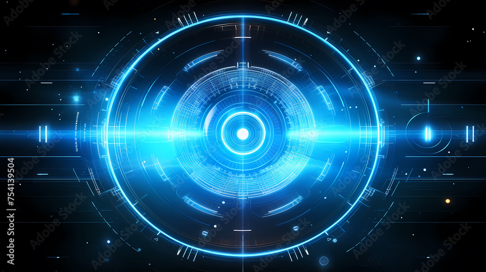 Abstract digital and futuristic technology background Abstract digital and futuristic technology background