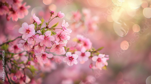 pink cherry blossoms © choco