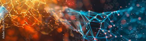 Tech Threads: The Abstract Art of Fiber Networks