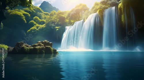 beautiful waterfall © Derby