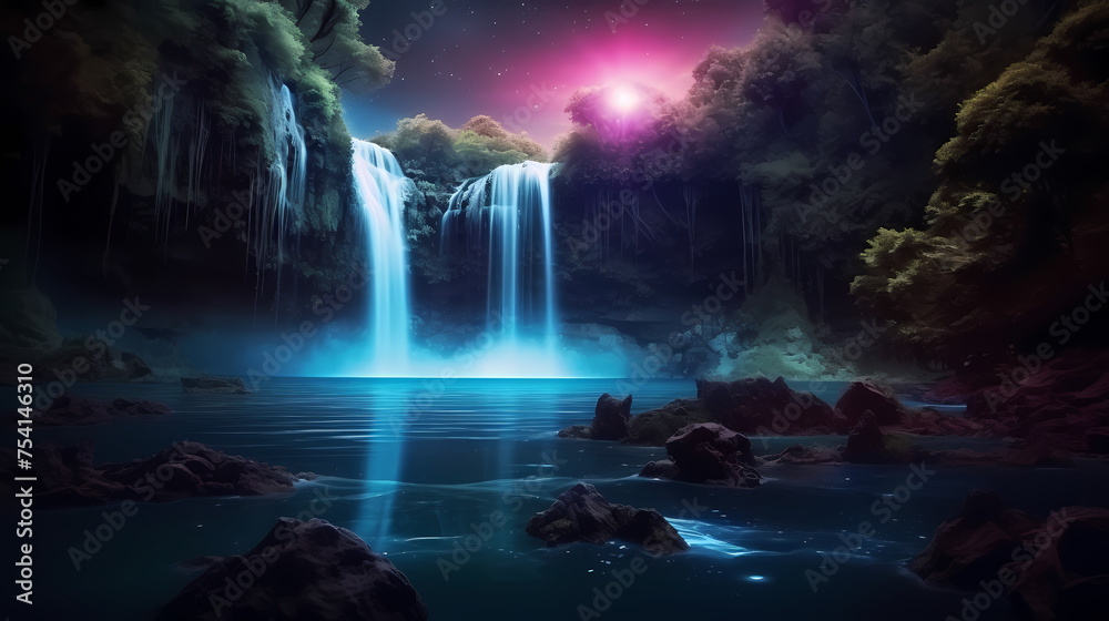 beautiful waterfall beautiful waterfall