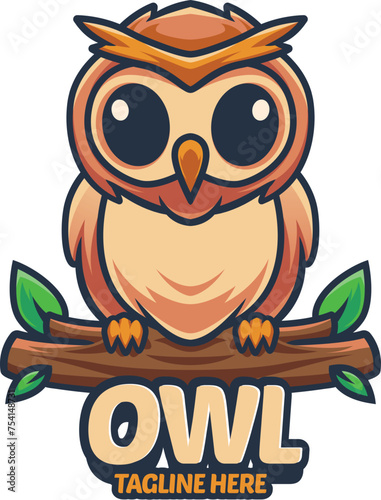Owl Logo (ID: 754148731)