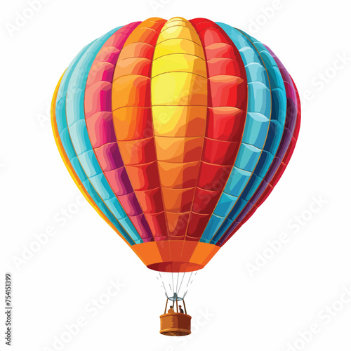 A hot air balloon vector illustration