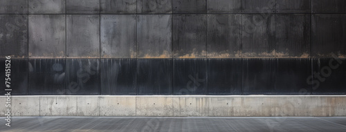 Abstract Concrete Wall and Pavement Background