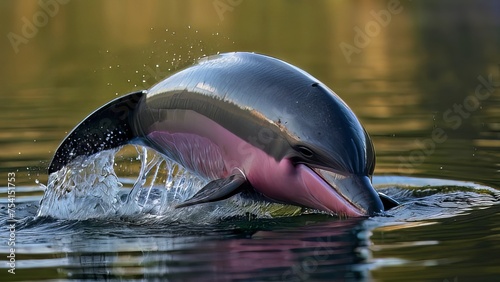 dolphin in the water