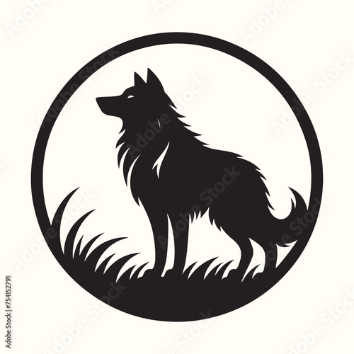 Wolf Animal Silhouette Vector Illustration