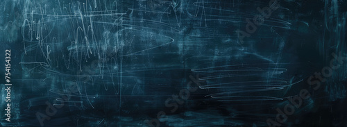 Creative Blue Chalkboard Scribble Background