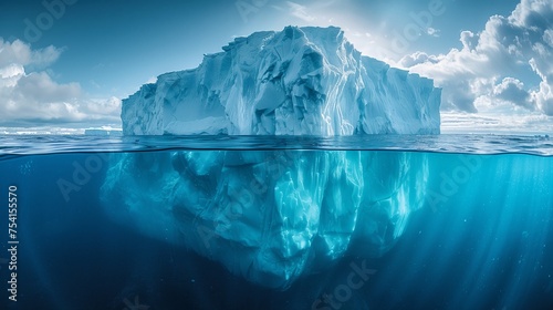 Breathtaking Iceberg Above and Below © Sebastian