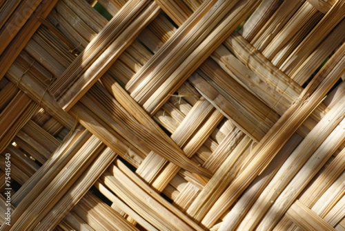 Rattan texture for design background