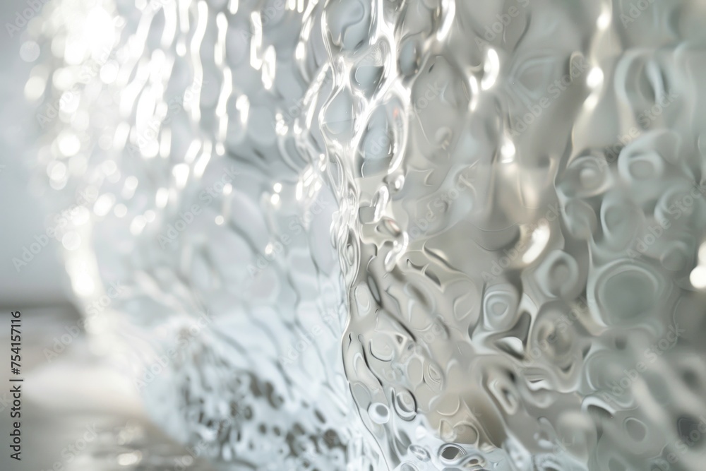 Naklejka premium white transparent and moody bubble textures with a mysterious and intriguing vibe