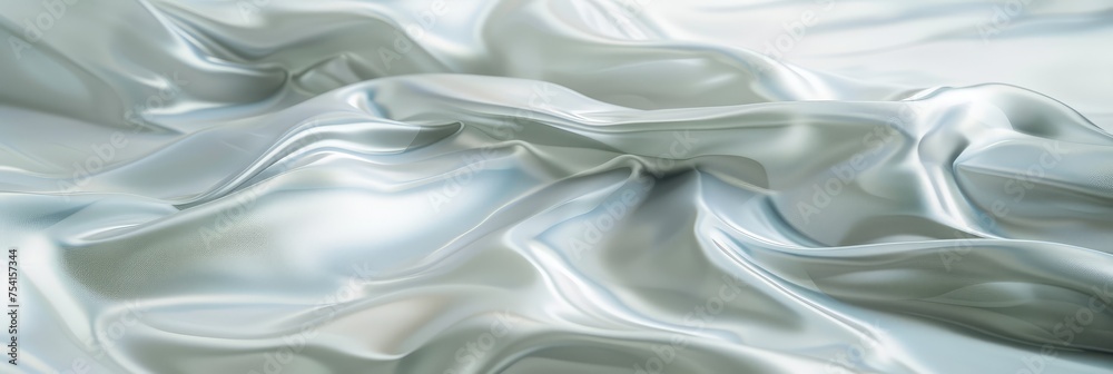 Obraz premium Elegant Silver Satin Silk Texture Background