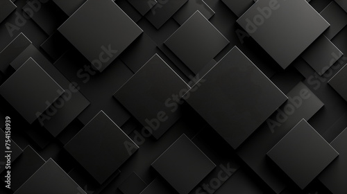 modern black square background, geometric square shape background and wallpapers, modern and trendy square background